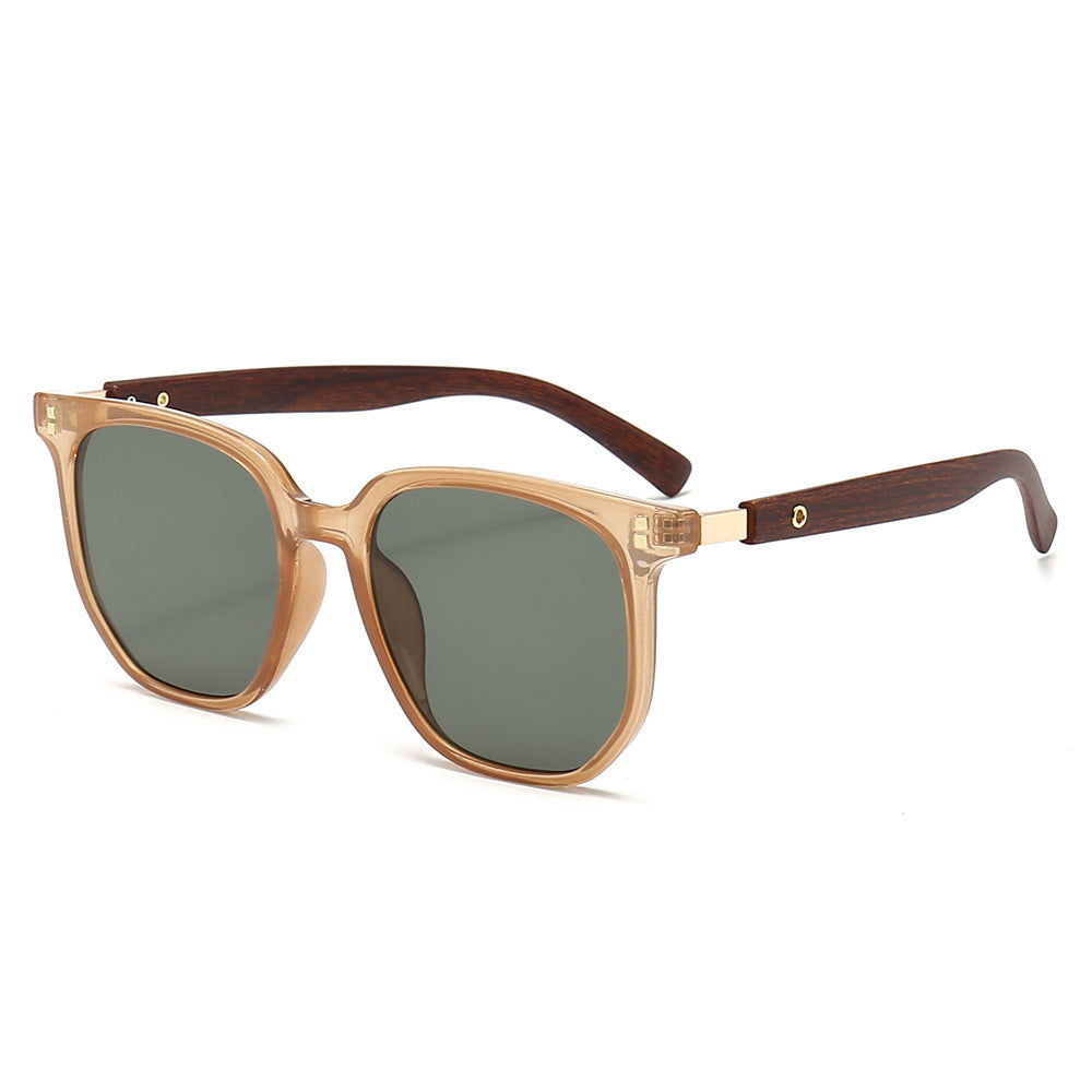 Vintage Style UV400 Unisex Wooden Shade Sunglass