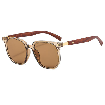 Vintage Style UV400 Unisex Wooden Shade Sunglass