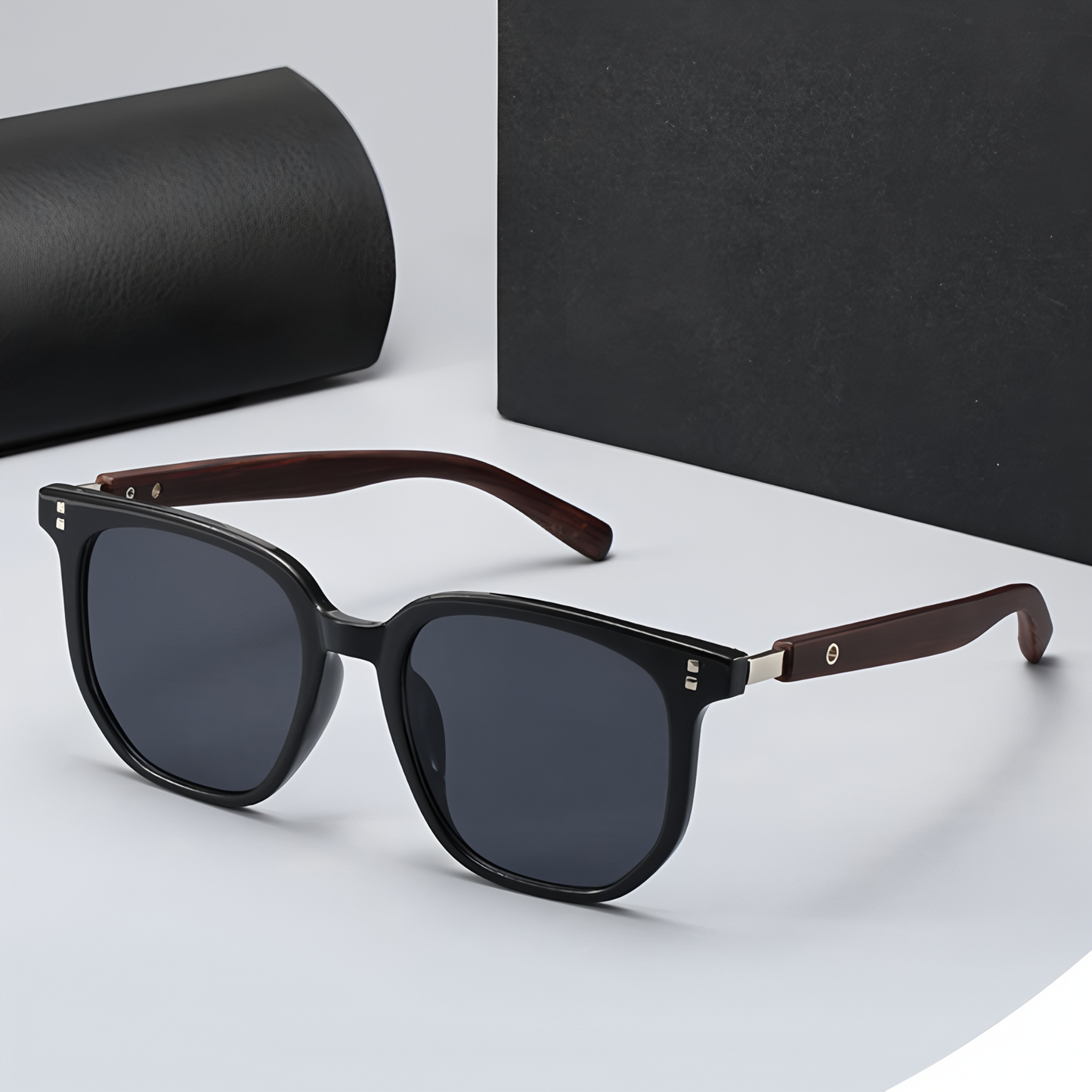 Vintage Style UV400 Unisex Wooden Shade Sunglass